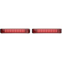 LED-Sadelväskor ProBEAM Bagz Rökfärgade Krom CUSTOM DYNAMICS