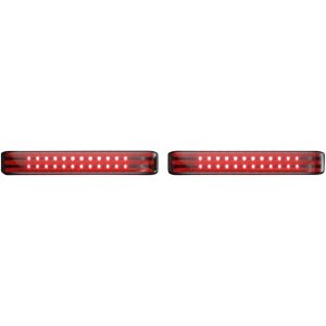 LED-Sadelväskor ProBEAM Bagz Rökfärgade Krom CUSTOM DYNAMICS