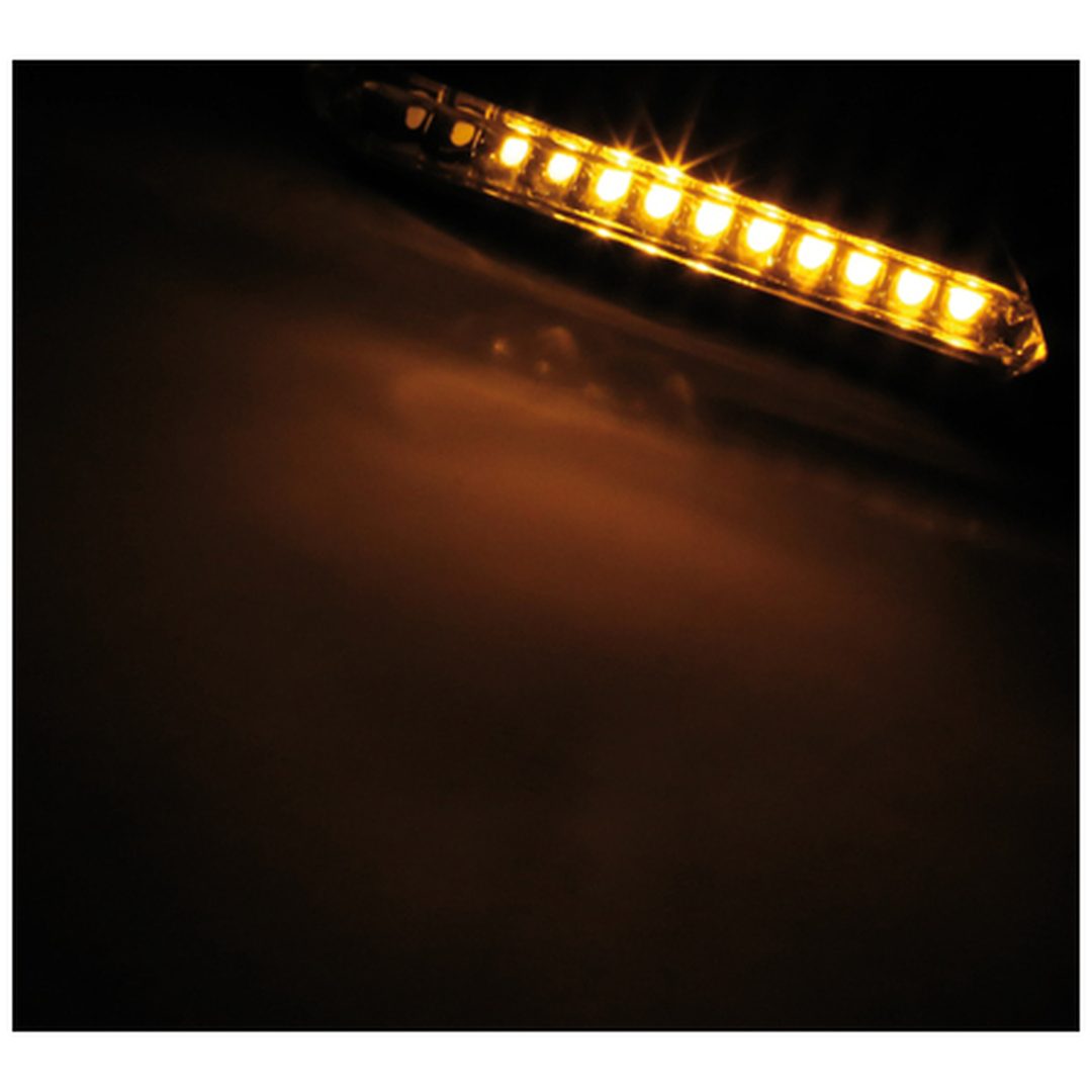 LED-sekvensblinkers Smart Run Svart/Rökt HIGHSIDER – bild 2