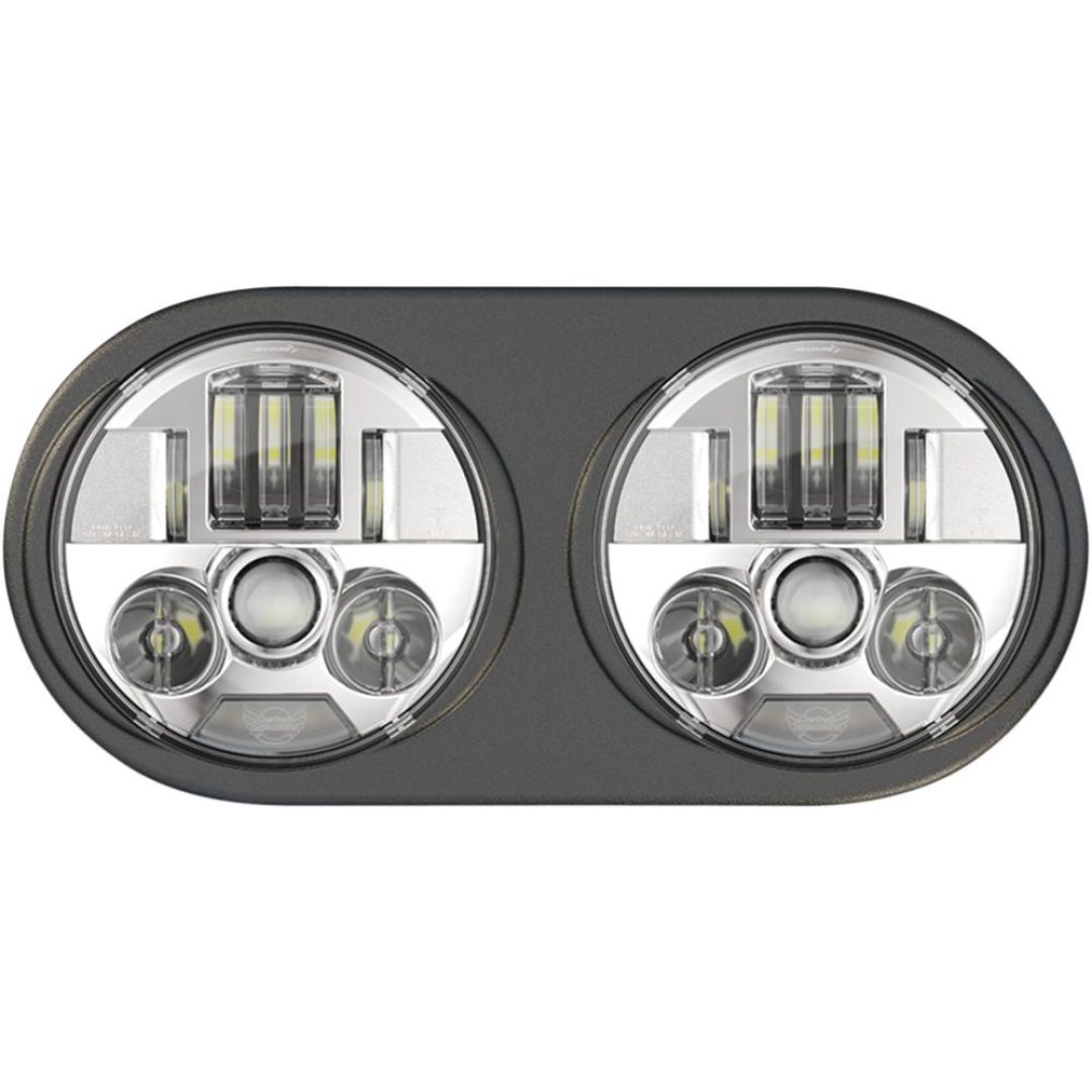 LED Strålkastare ProBEAM Silver CUSTOM DYNAMICS