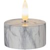 LED Värmeljus 2-pack Flamme Marble Grå Star Trading – miniatyr 6