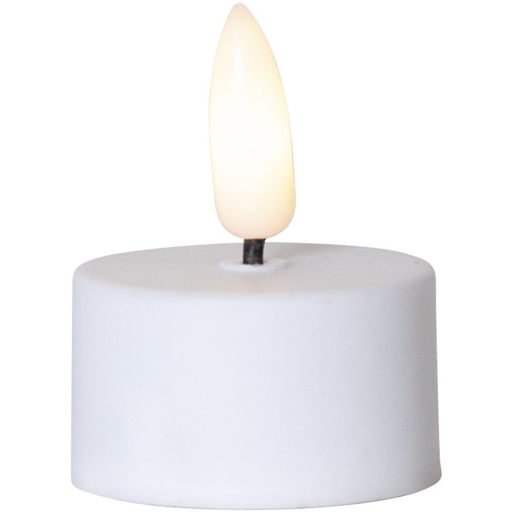LED Värmeljus 2-pack Flamme Vit Star Trading – bild 4