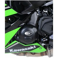 Left Crankcase Protection Cover Black Kawasaki Z650 R&G Racing