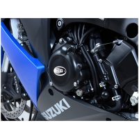 Left Engine Case Protection Cover Black Suzuki GSX1000S R&G Racing