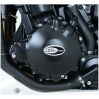 Left engine casing protection, R&G RACING black Triumph Speed Triple
