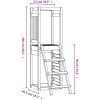 Lekplats 53x46,5x169 cm massivt douglasträ vidaXL – miniatyr 8