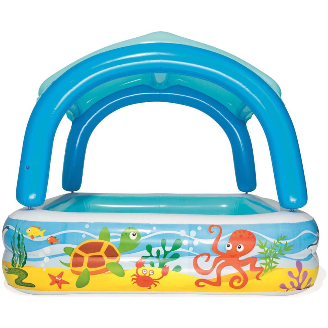 Lekpool med tak 140x140x114 cm blå 52192 Bestway 140 x 140 x 114 cm – bild 4