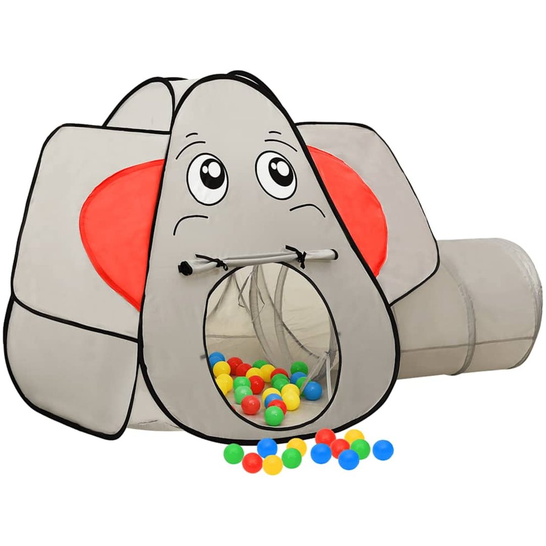 Lektält elefant grå 174x86x101 cm vidaXL – bild 3