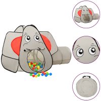 Lektält elefant grå 174x86x101 cm vidaXL
