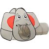 Lektält elefant grå med 250 bollar 174x86x101 cm vidaXL – miniatyr 4