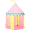 Lektält för barn rosa 100x100x127 cm vidaXL – miniatyr 3