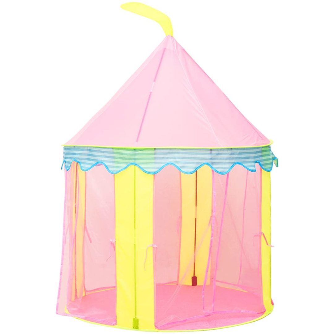 Lektält för barn rosa 100x100x127 cm vidaXL – bild 3
