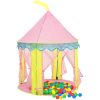 Lektält för barn rosa 100x100x127 cm vidaXL – miniatyr 4