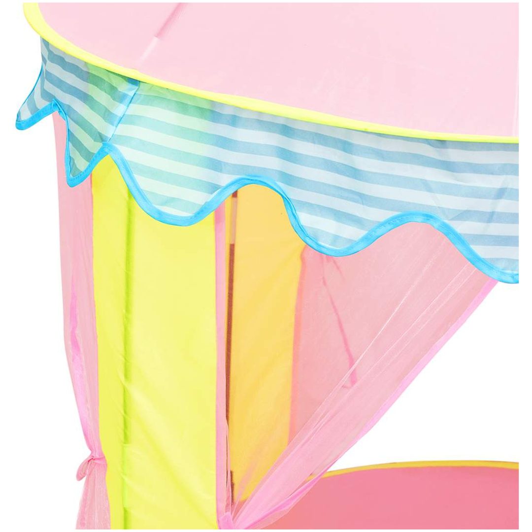 Lektält för barn rosa 100x100x127 cm vidaXL – bild 7
