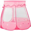 Lektält för barn rosa 102x102x82 cm vidaXL – miniatyr 4