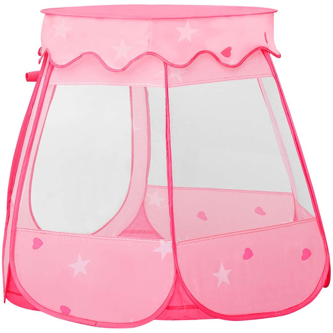 Lektält för barn rosa 102x102x82 cm vidaXL – bild 4