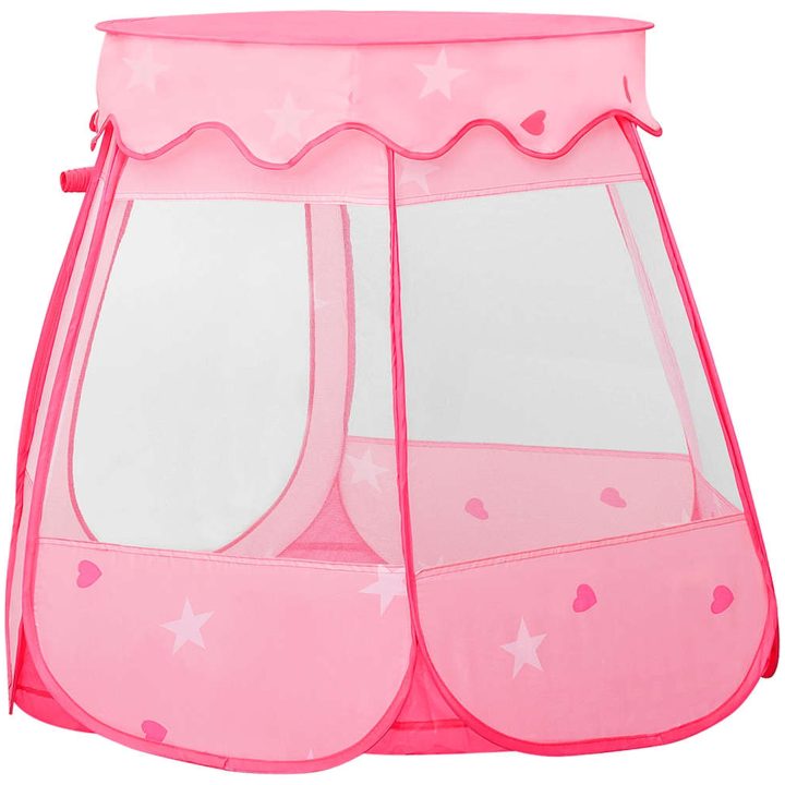 Lektält för barn rosa 102x102x82 cm vidaXL – bild 4