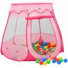 Lektält för barn rosa 102x102x82 cm vidaXL – miniatyr 1