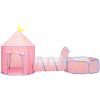 Lektält för barn rosa 301x120x128 cm vidaXL – miniatyr 5