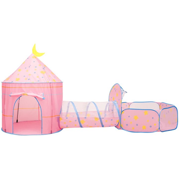 Lektält för barn rosa 301x120x128 cm vidaXL – bild 5