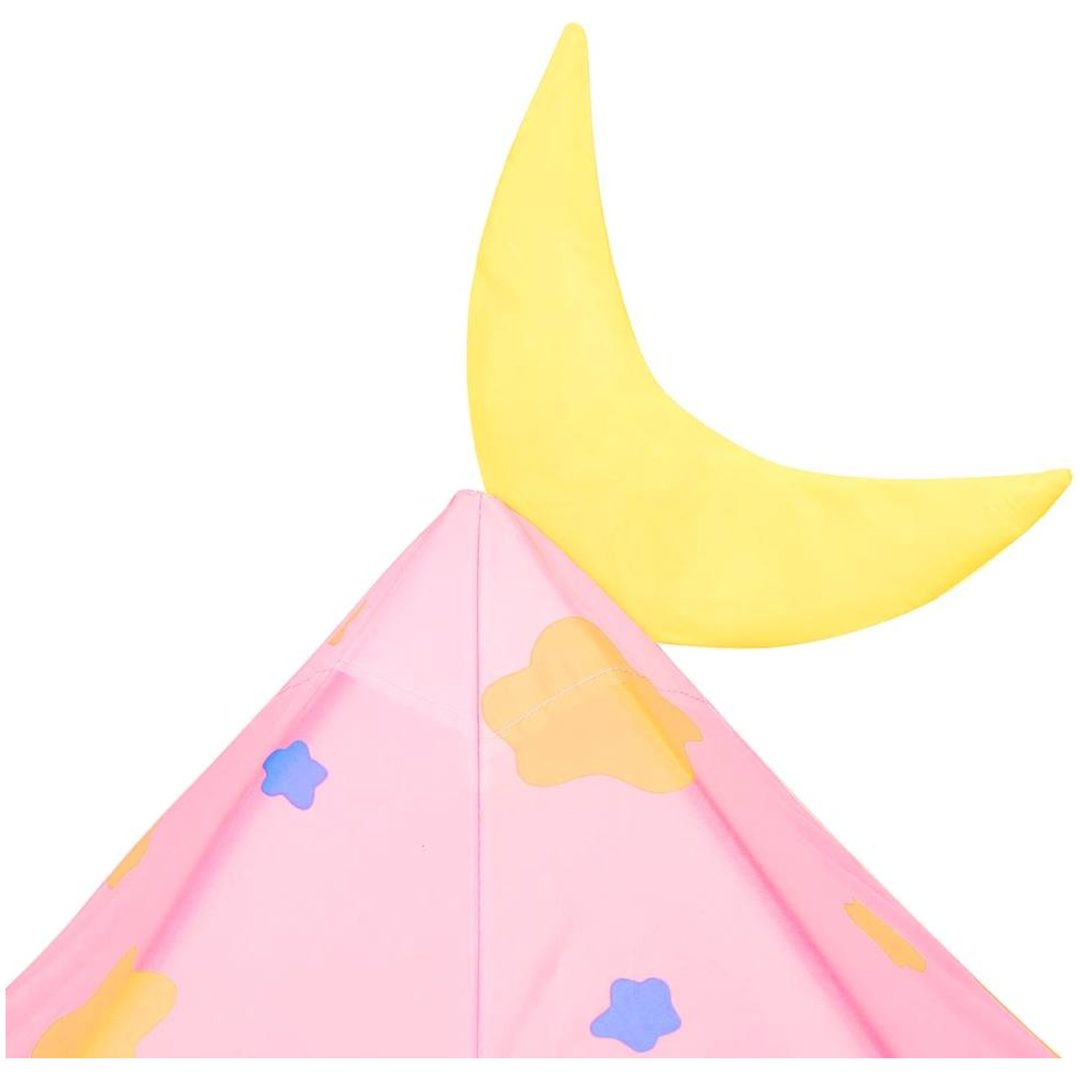 Lektält för barn rosa 301x120x128 cm vidaXL – bild 7