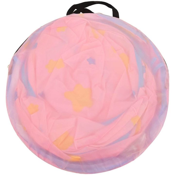 Lektält för barn rosa 301x120x128 cm vidaXL – bild 9