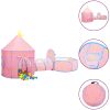 Lektält för barn rosa 301x120x128 cm vidaXL – miniatyr 1