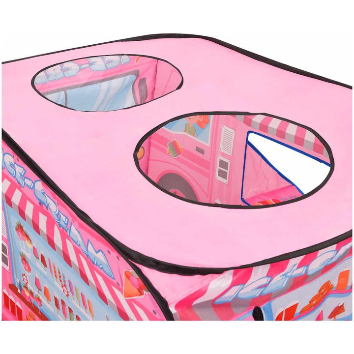 Lektält för barn rosa 70x112x70 cm vidaXL – bild 6