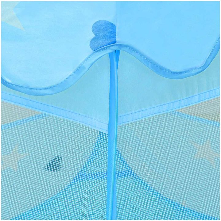 Lektält med 250 bollar blå 102x102x82 cm vidaXL – bild 6