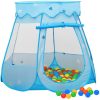 Lektält med 250 bollar blå 102x102x82 cm vidaXL – miniatyr 1
