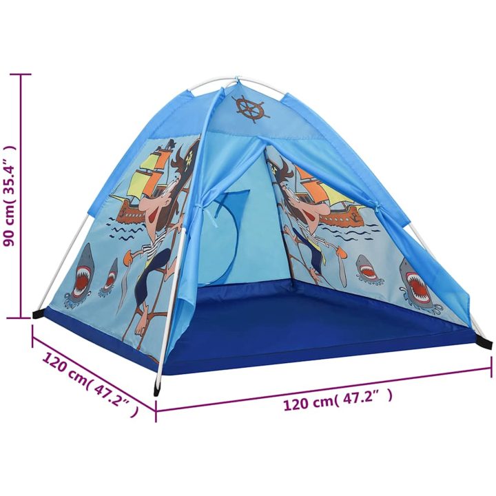 Lektält med 250 bollar blå 120x120x90 cm vidaXL – bild 11