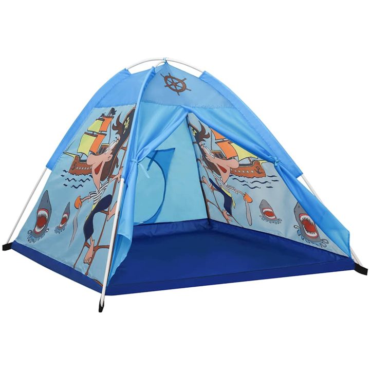 Lektält med 250 bollar blå 120x120x90 cm vidaXL – bild 3