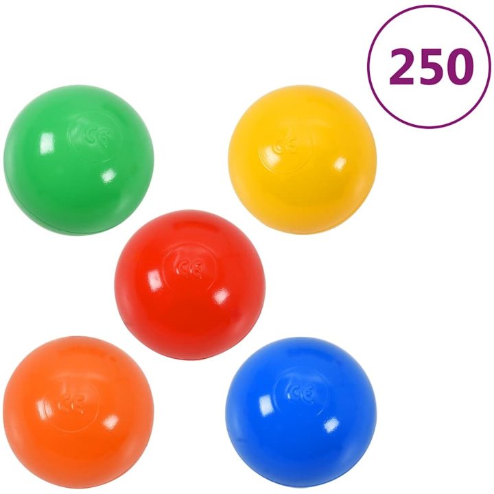 Lektält med 250 bollar blå 120x120x90 cm vidaXL – bild 7