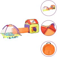 Lektält med 250 bollar flerfärgat 338x123x111 cm vidaXL