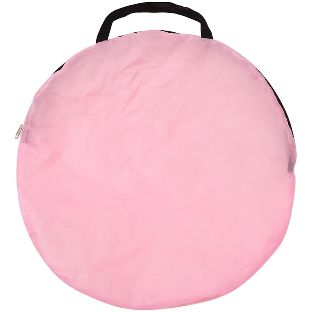 Lektält med 250 bollar rosa 100x100x127 cm vidaXL – bild 11
