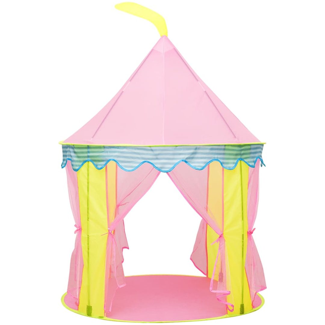 Lektält med 250 bollar rosa 100x100x127 cm vidaXL – bild 5
