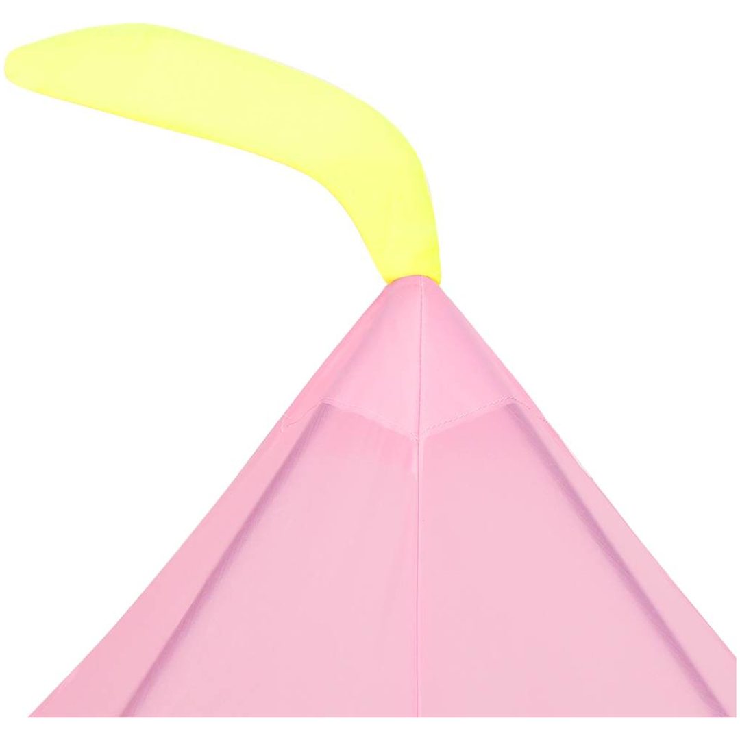 Lektält med 250 bollar rosa 100x100x127 cm vidaXL – bild 6