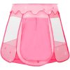 Lektält med 250 bollar Rosa 102x102x82 cm vidaXL – miniatyr 5