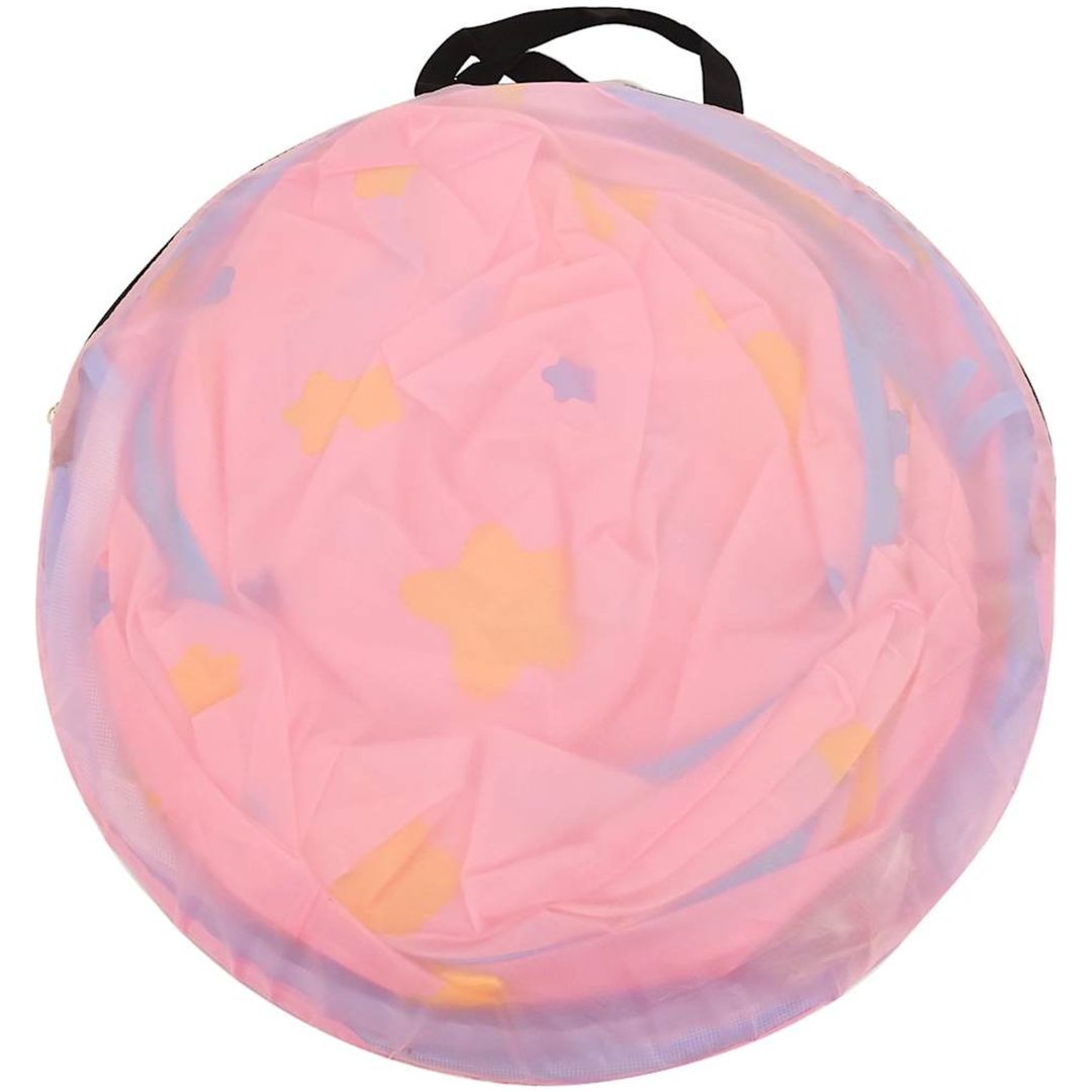 Lektält med 250 bollar Rosa 301x120x128 cm vidaXL – bild 12