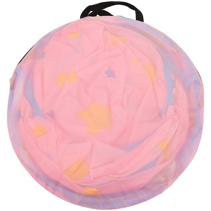 Lektält med 250 bollar Rosa 301x120x128 cm vidaXL – bild 12