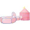 Lektält med 250 bollar Rosa 301x120x128 cm vidaXL – miniatyr 6