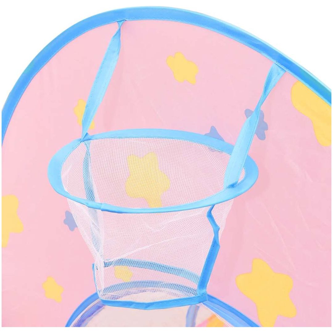 Lektält med 250 bollar Rosa 301x120x128 cm vidaXL – bild 7