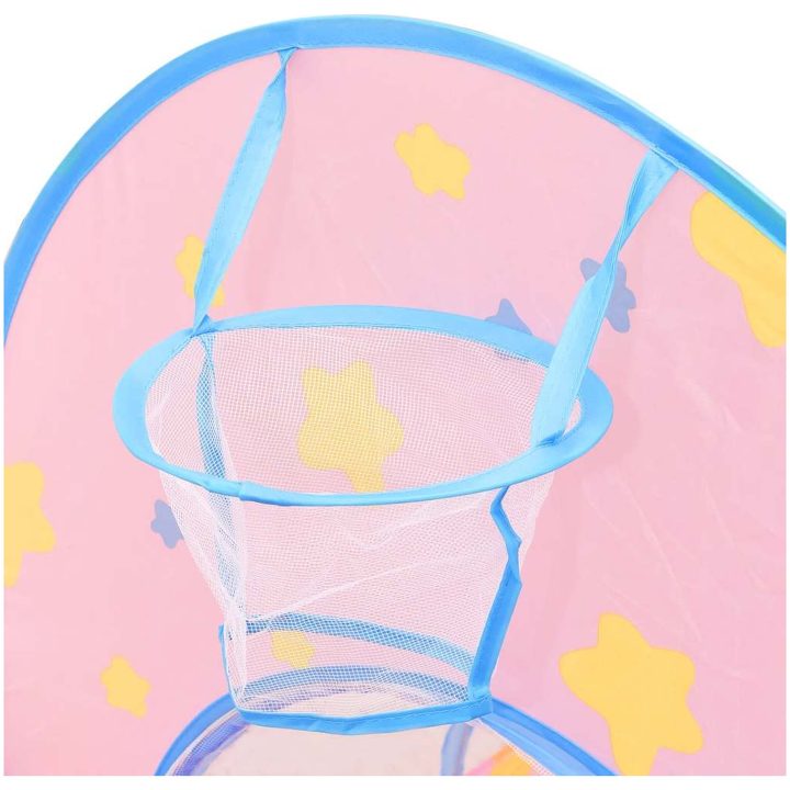 Lektält med 250 bollar Rosa 301x120x128 cm vidaXL – bild 7