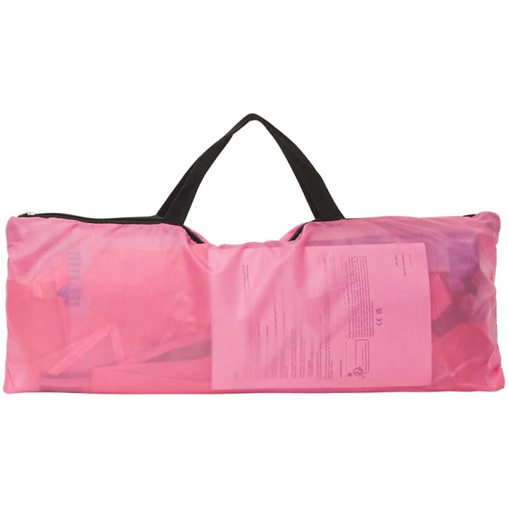 Lektält med 250 bollar Rosa 69x94x104 cm vidaXL – bild 11