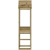 Lektorn 52,5x46,5x206,5 cm impregnerad furu vidaXL – miniatyr 4