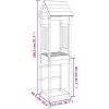 Lektorn 52,5x46,5x206,5 cm impregnerad furu vidaXL – miniatyr 8