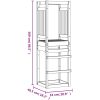 Lektorn 53x46,5x169 cm impregnerad furu vidaXL – miniatyr 8