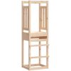 Lektorn 53x46,5x169 cm massiv furu vidaXL – miniatyr 1