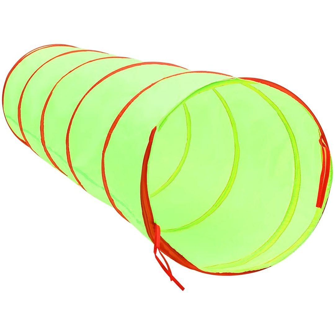 Lektunnel grön 175 cm polyester vidaXL – bild 3