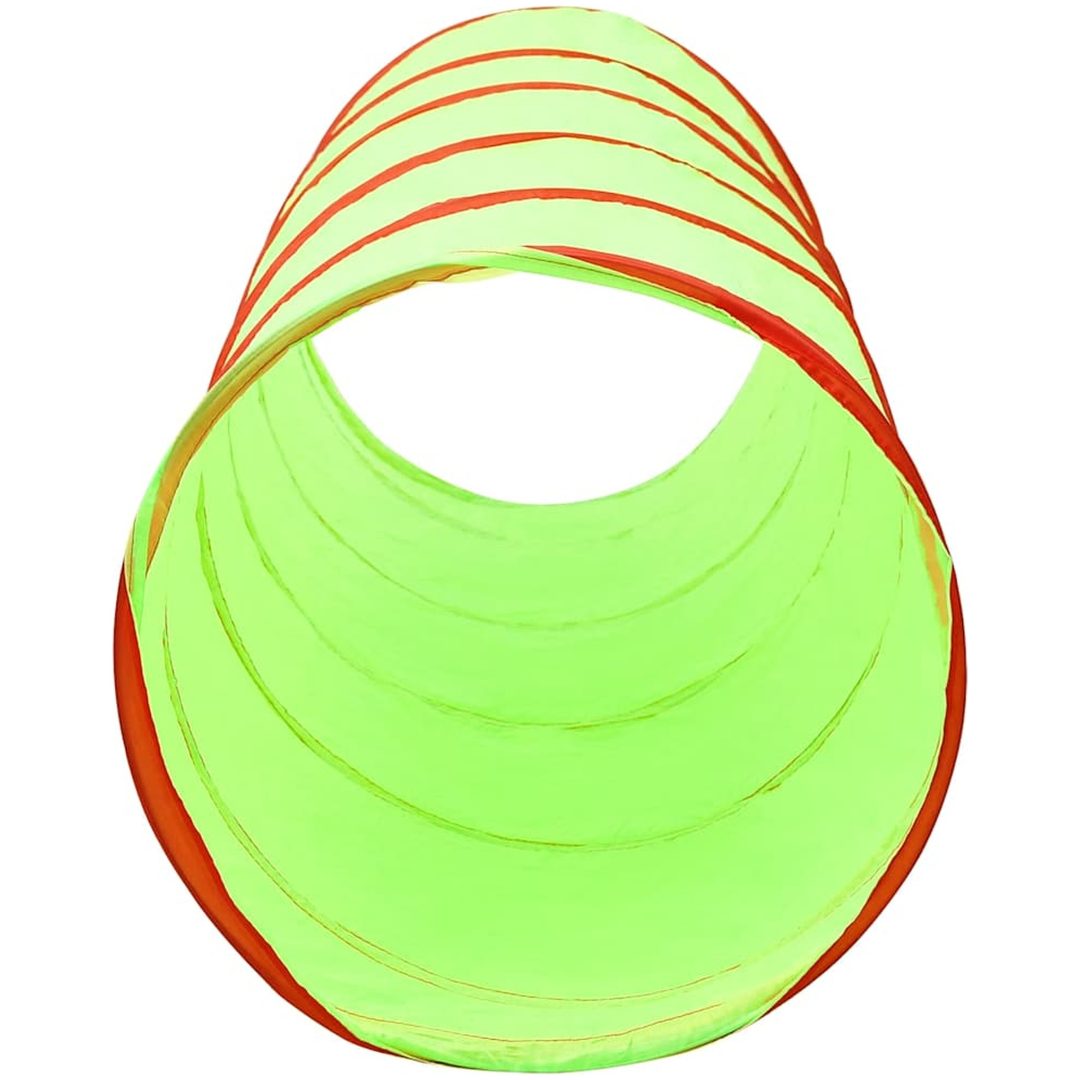 Lektunnel grön 175 cm polyester vidaXL – bild 5